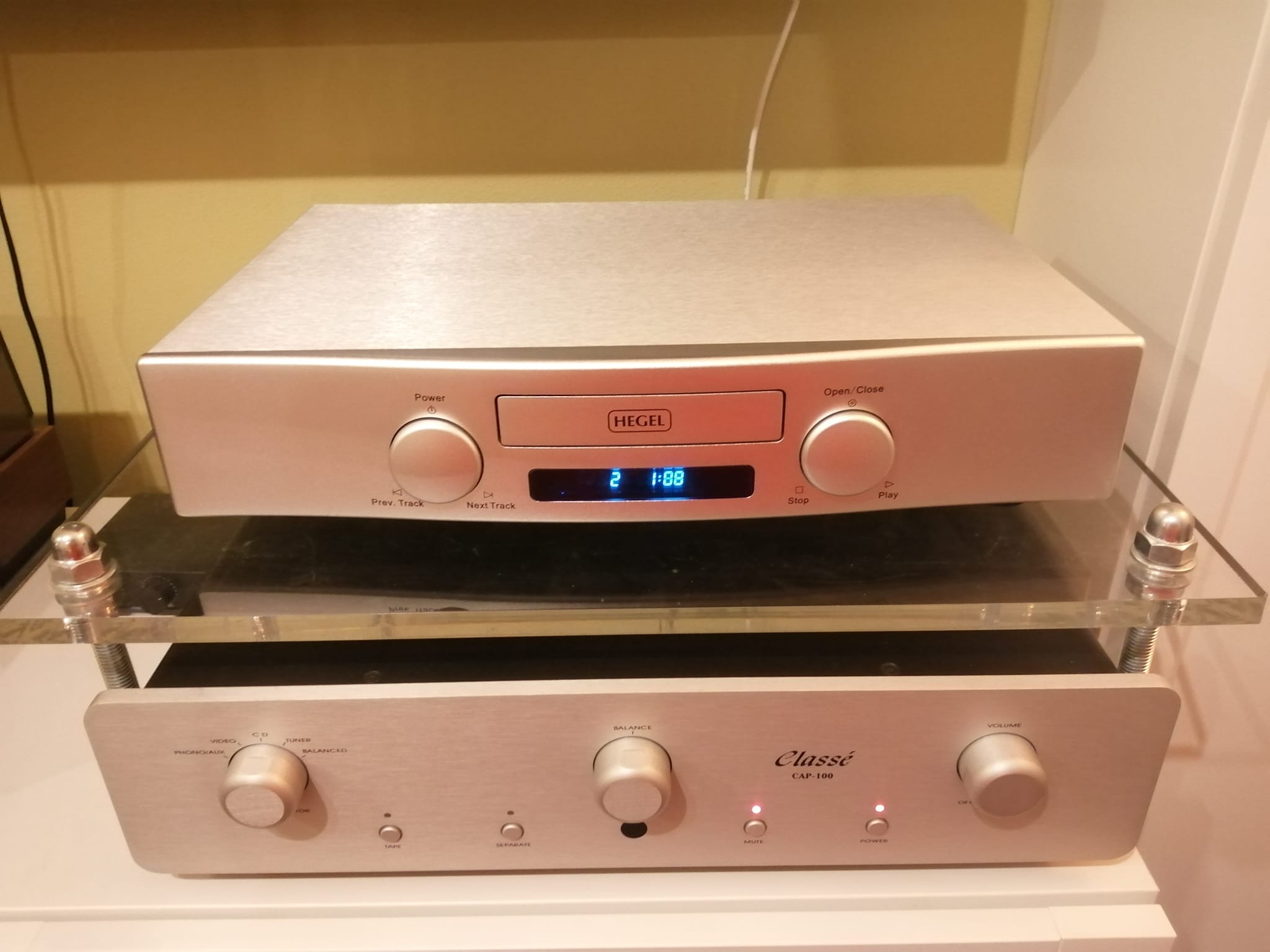 Hegel cdp2a mk2 🥰 Classè cap 100 and Totem Sttaf