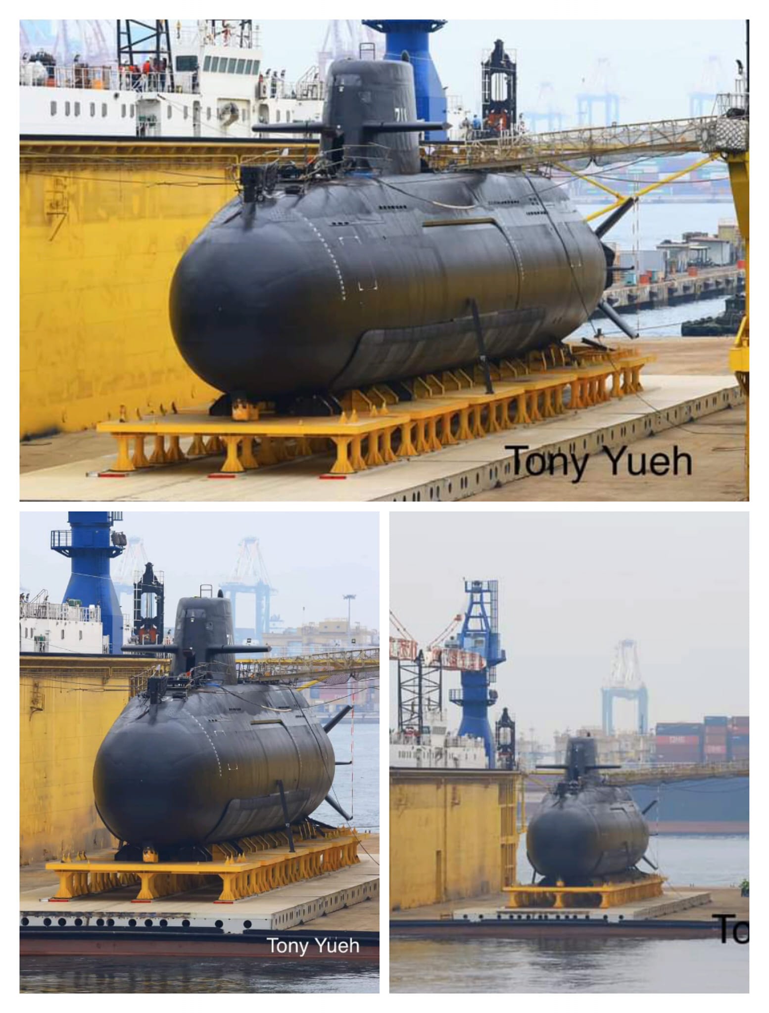 國艦國造歷史性一刻中華民國第一艘自製潛艦-海鯤終於露面了舷號... - 臺灣賞船人Taiwan Ships Watchers | Facebook