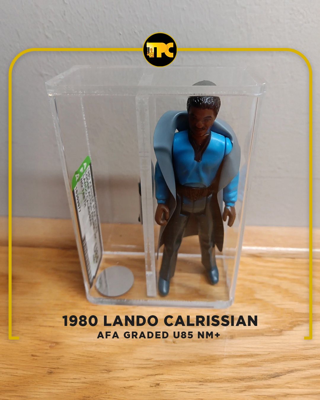 This is the smiling Lando. You can trust him. This figure would