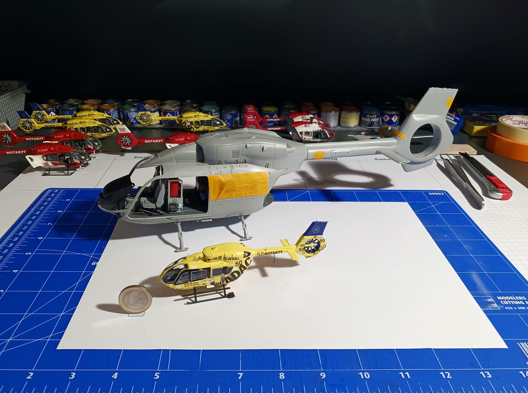 レベル Revell 1/32 Eurocopter EC145 REGA EC145 Rega Review by DC