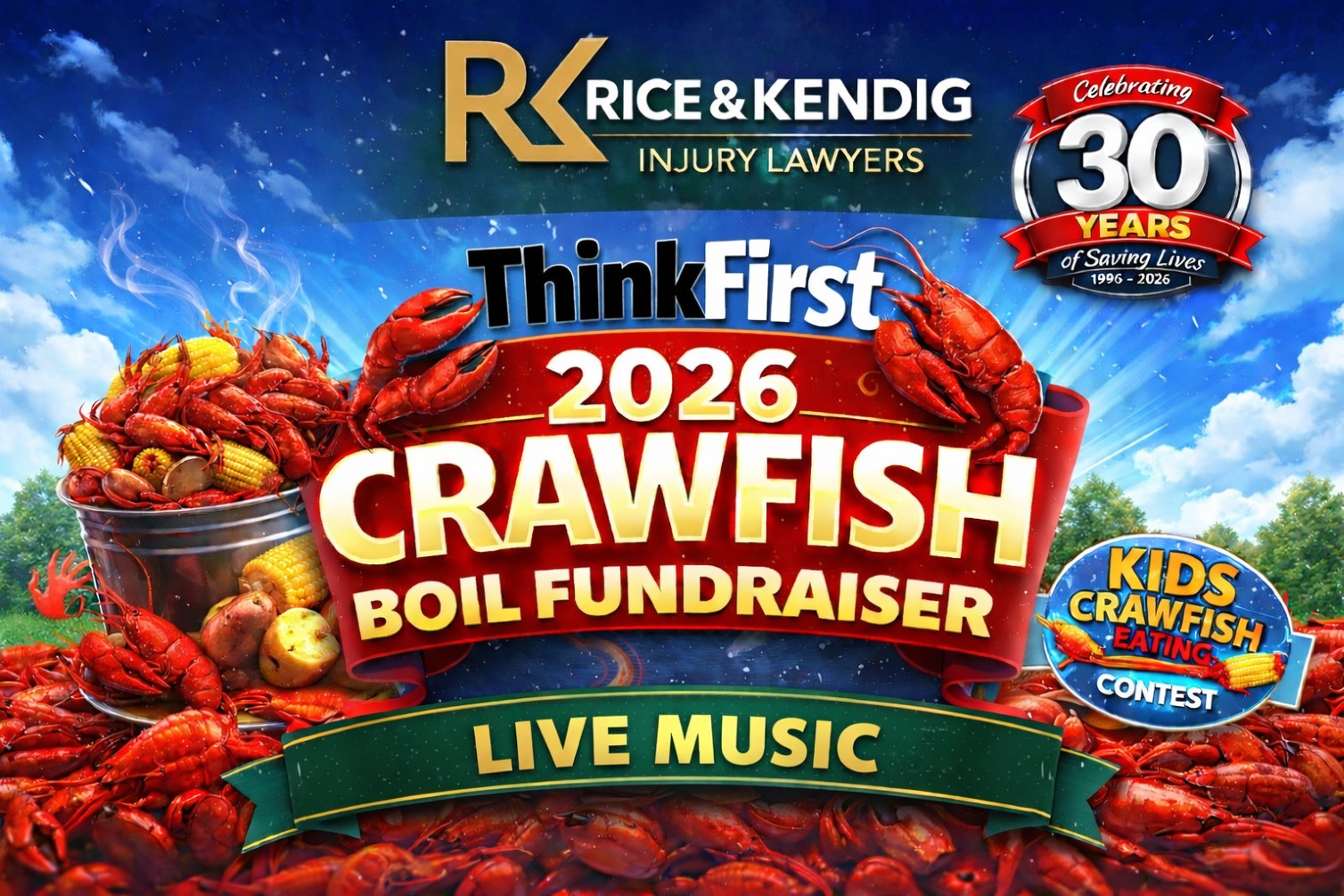 ThinkFirst 2026 Crawfish Boil