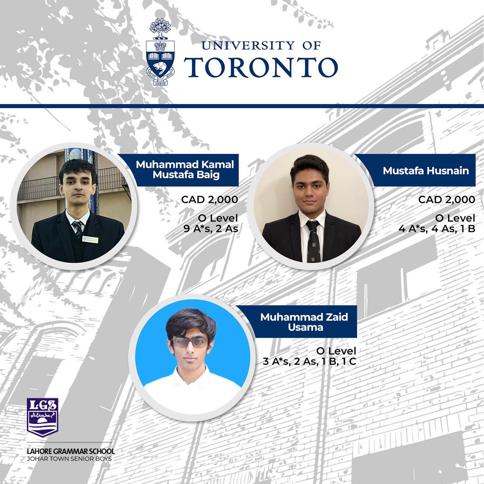 LGS - We are pleased to share that Muhammad Kamal Mustafa Baig, Mustafa ...