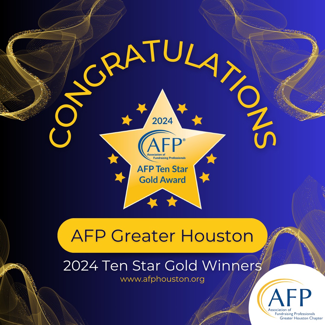 We are thrilled to announce that the AFP Greater Houston Chapter has ...