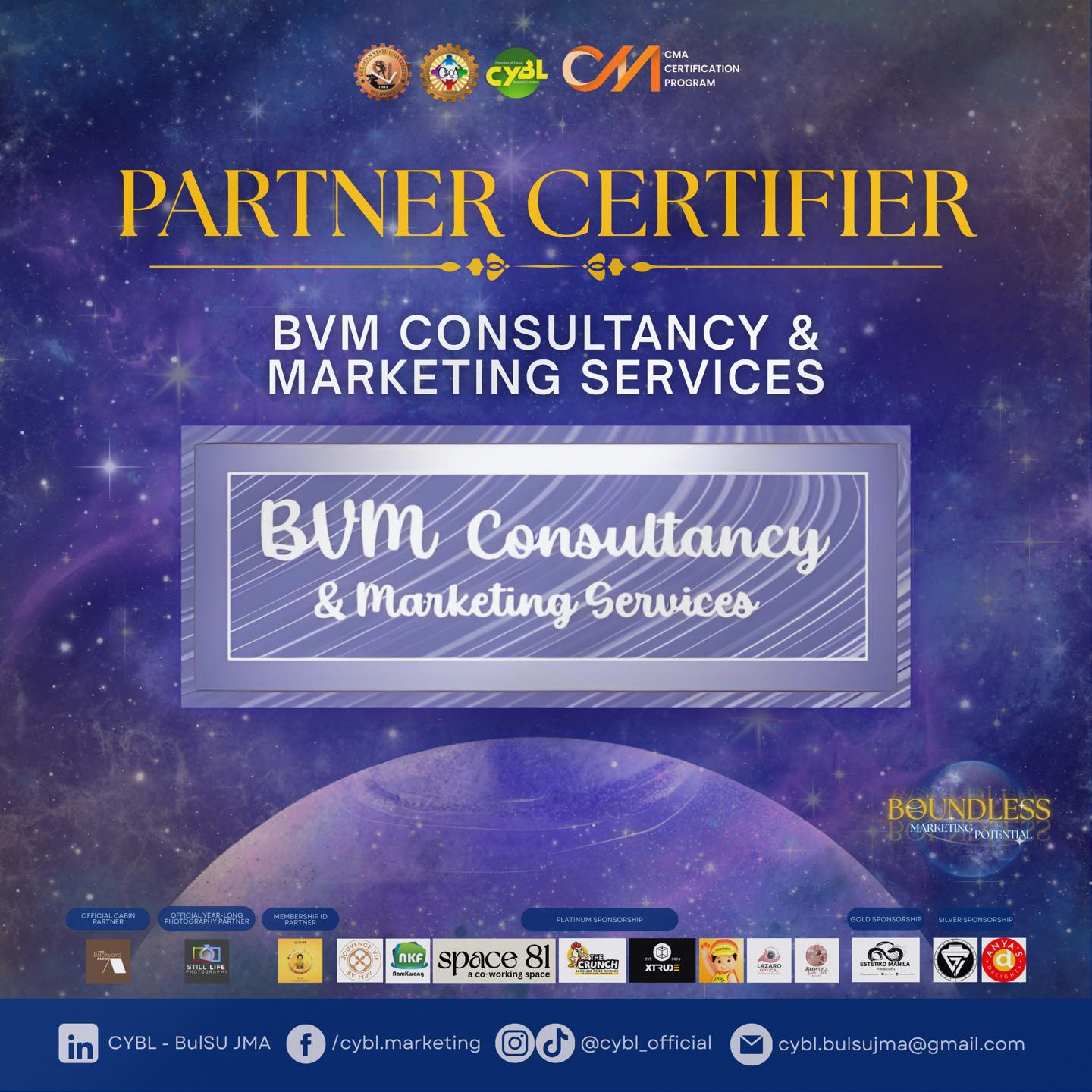 CMA by CYBL BULSU JMA