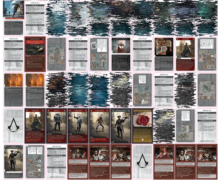 Miniature + Cartes Garde Agile - Assassin's Creed Brotherhood Of Venice - Édition Triton Noir - Occasion