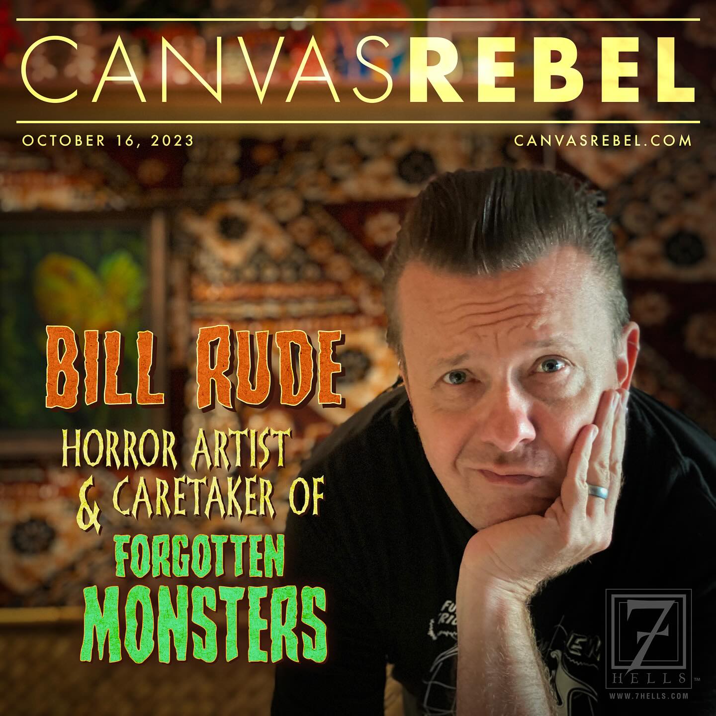 A new... - 7 Hells: the Retro Horror Art of Bill Rude | Facebook