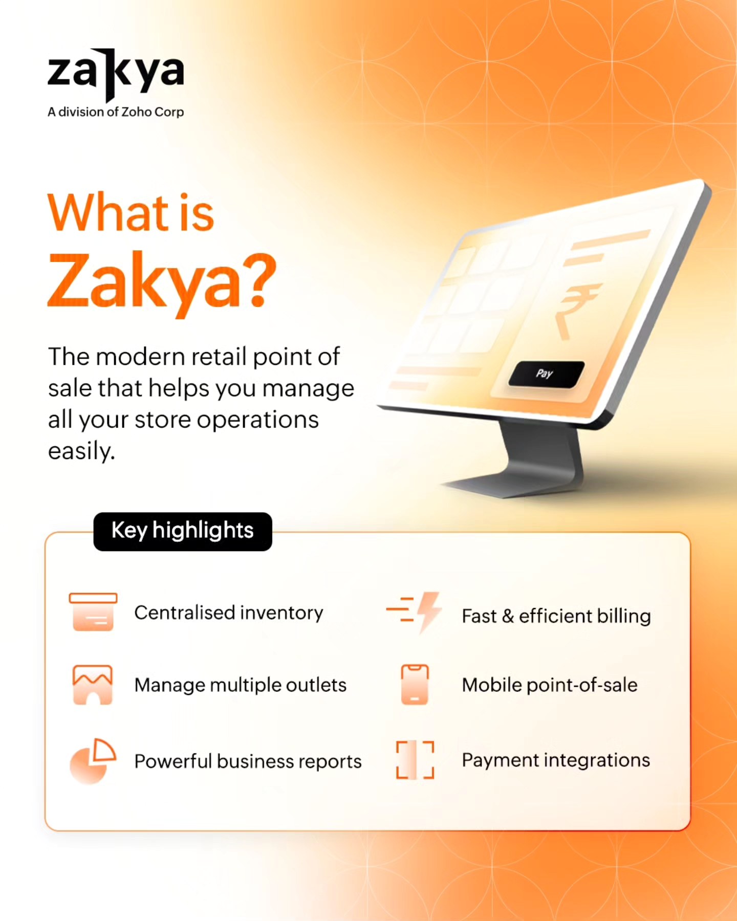 Zoho - Wondering what Zakya is? Here’s a quick breakdown. Zakya is the ...