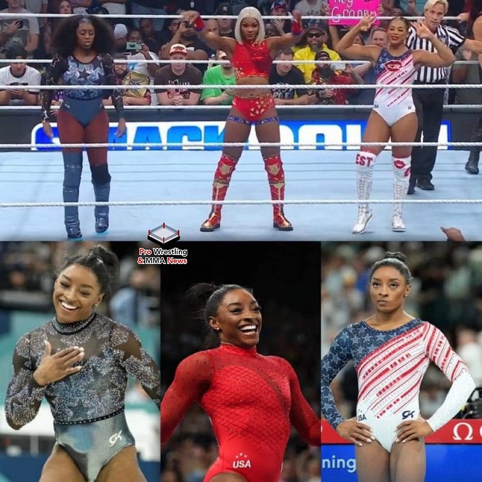 Pro - Naomi, Jade Cargill and Bianca Belair had gear matching things ...