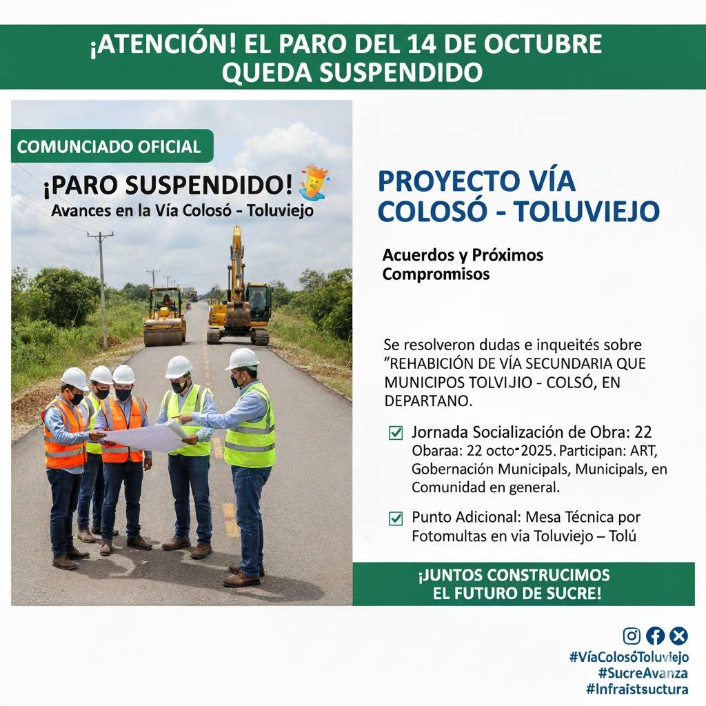 Comunicado Oficial a la... - Tv Colosó - Más Regional | Facebook