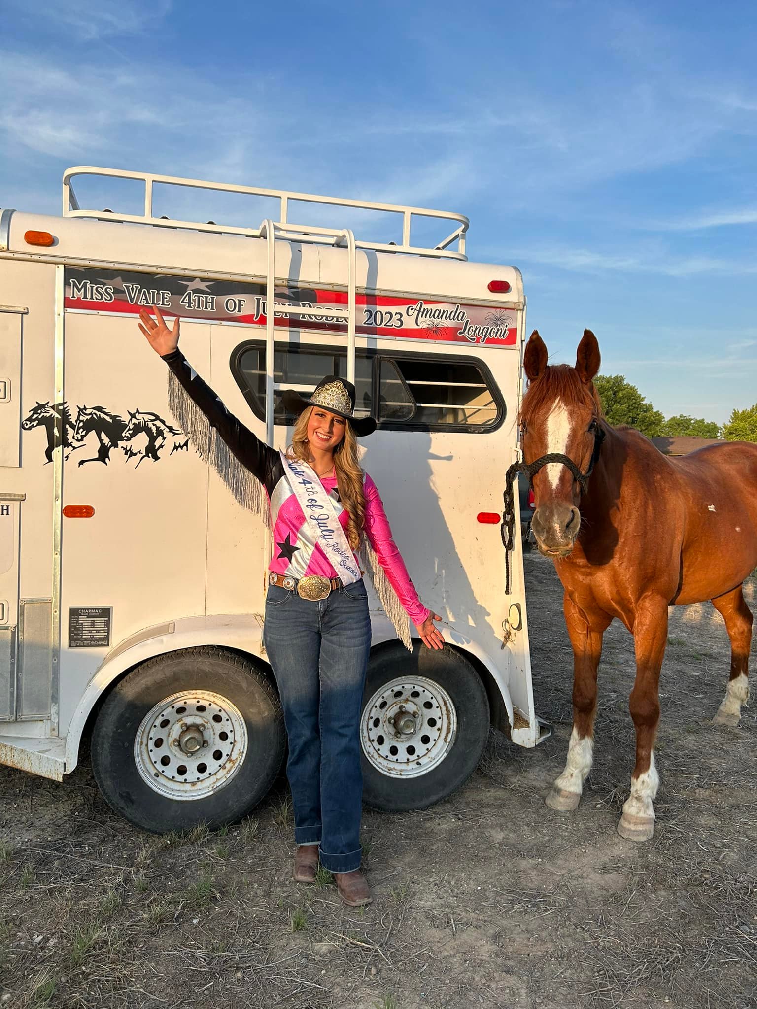 Vale 4th of July Rodeo Queen- Amanda Longoni