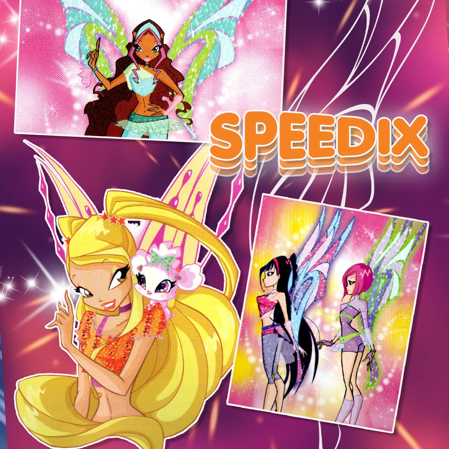 Zoomix Speedix Tracix By Winx Club : Super Asas : Speedix, Tracix E