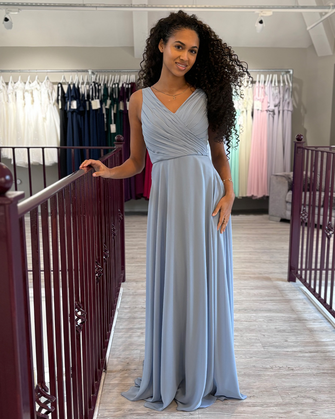 layla bridesmaid dress Layla Tulle Maxi Dress - Dusty Olive Floral