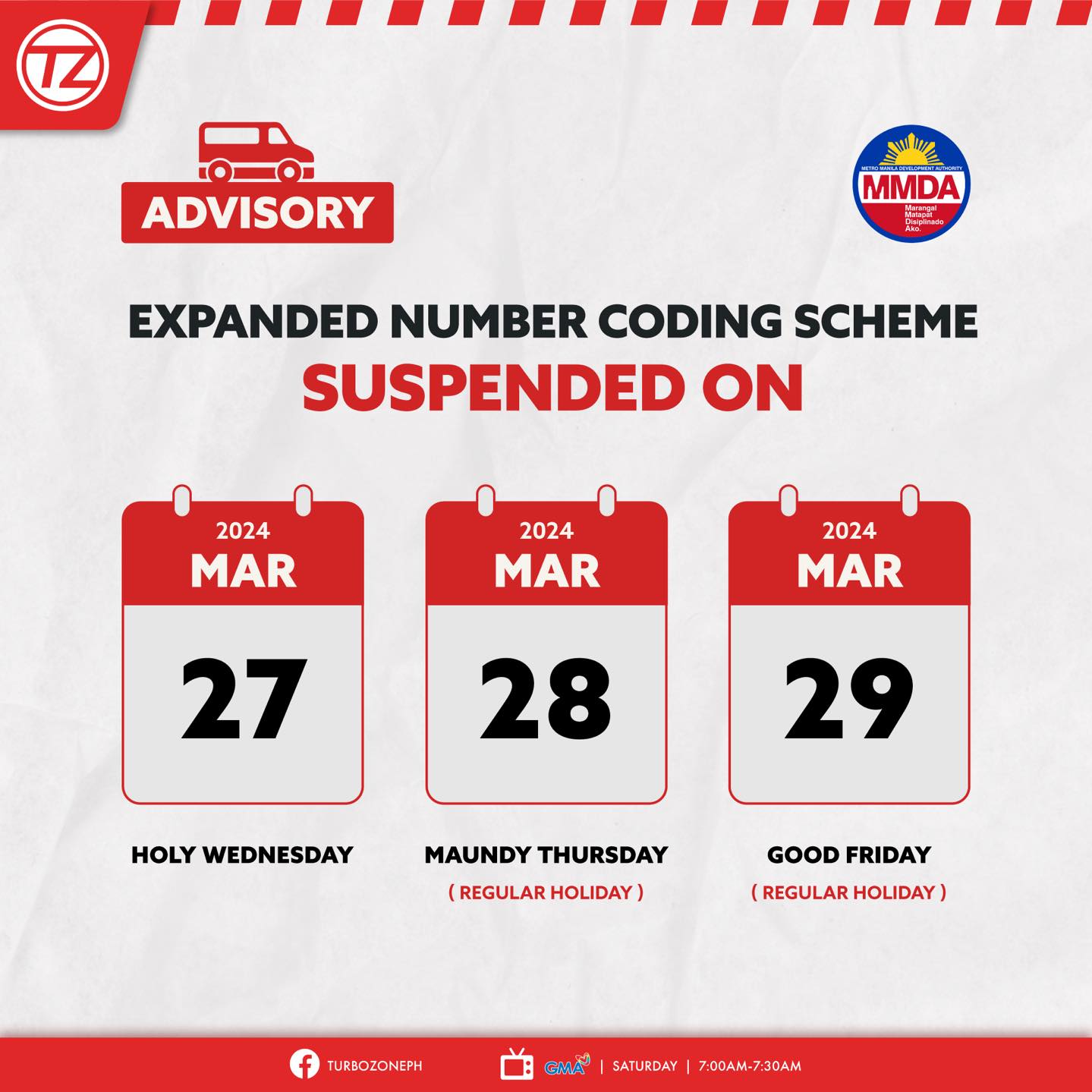 Turbo Zone - TZ ADVISORY: The Number Coding Scheme will be...