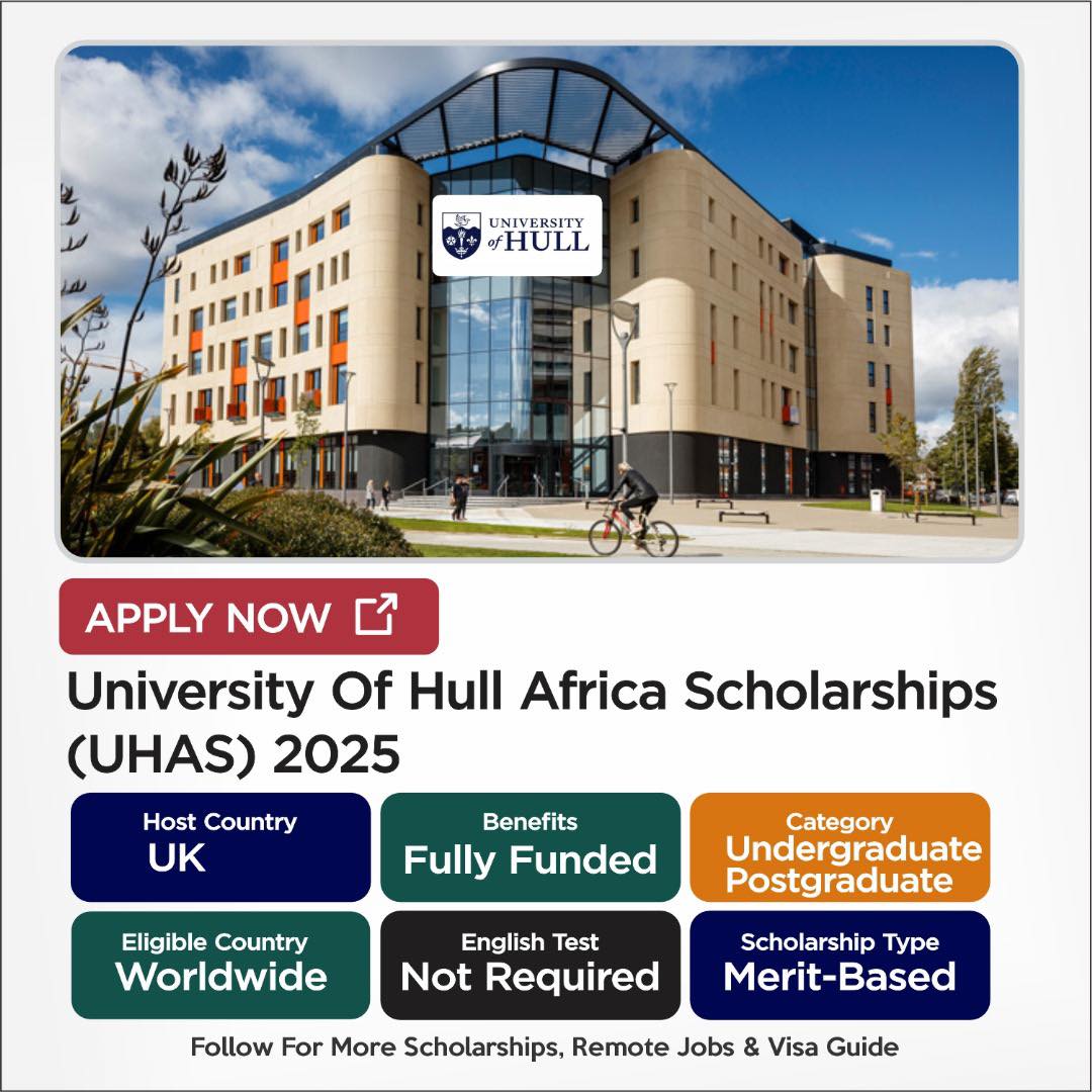 SprintRemote - University of Hull Africa Scholarship (UHAS) 2025 ...