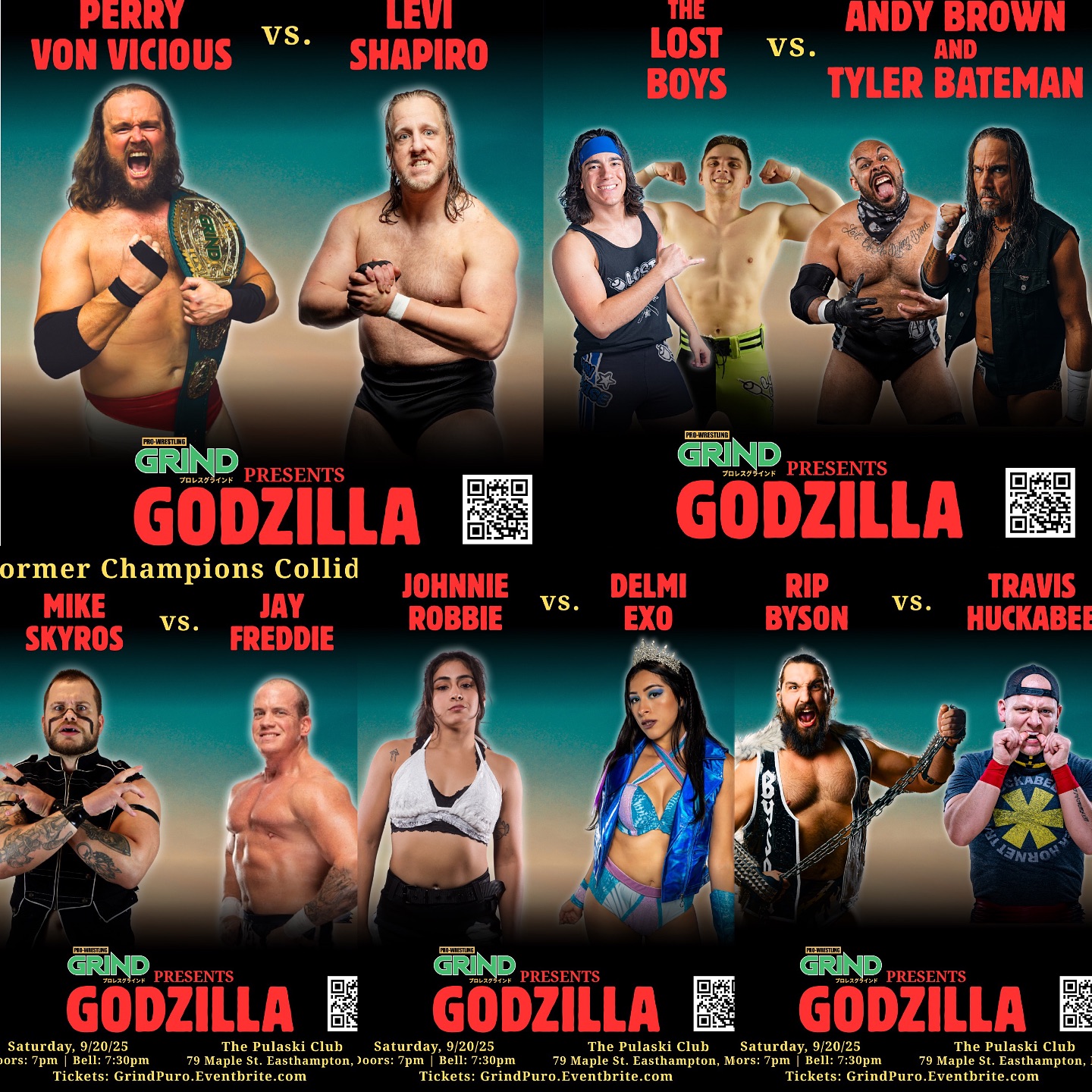 🐲 Pro Wrestling GRIND: GODZILLA 🐲 A... - Pro Wrestling GRIND | Facebook
