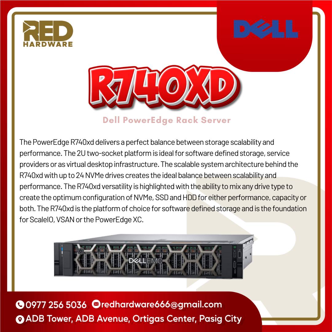 RED Hardware - The PowerEdge R740xd delivers a perfect... | Facebook
