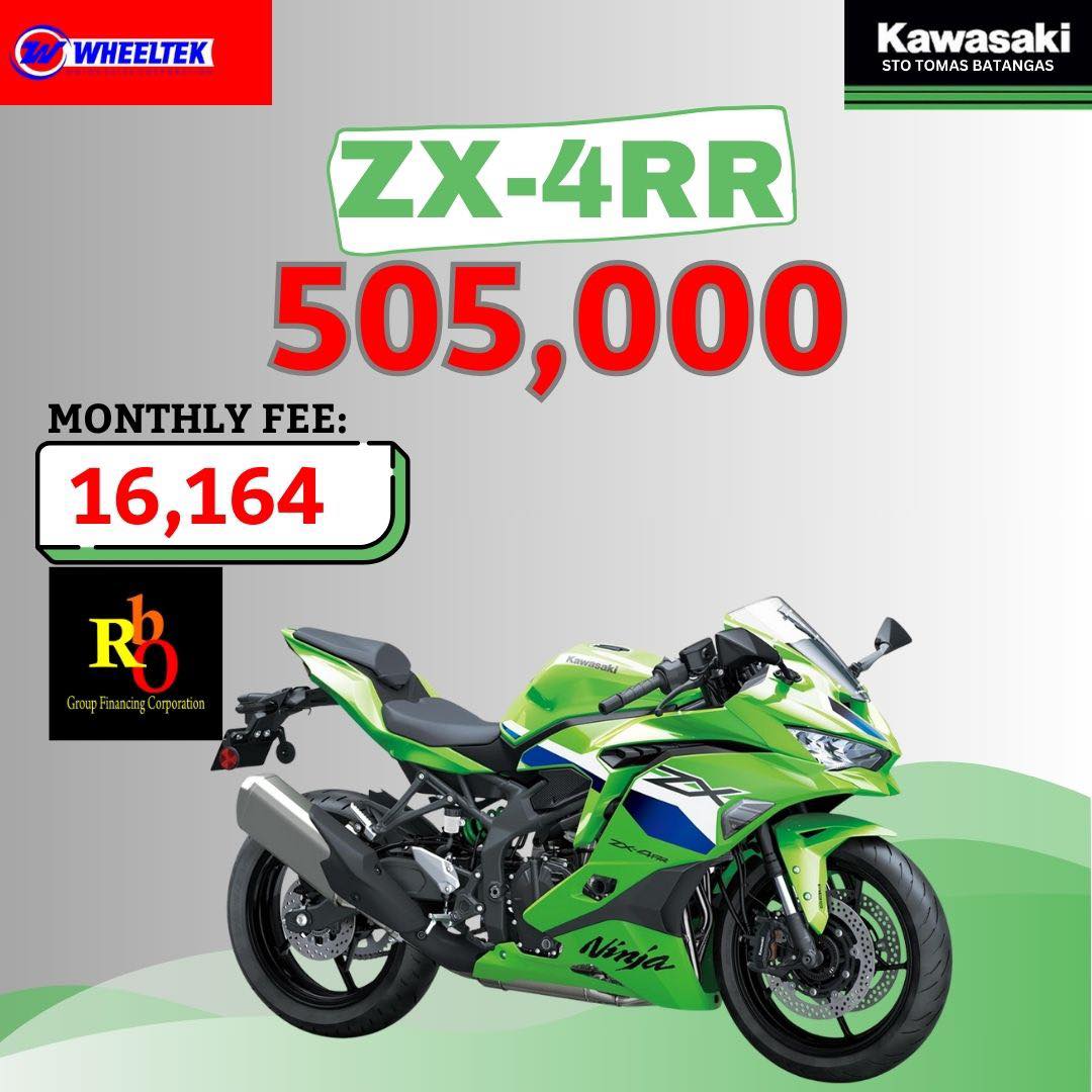 You only live once. Make it epic with a Kawasaki big bike