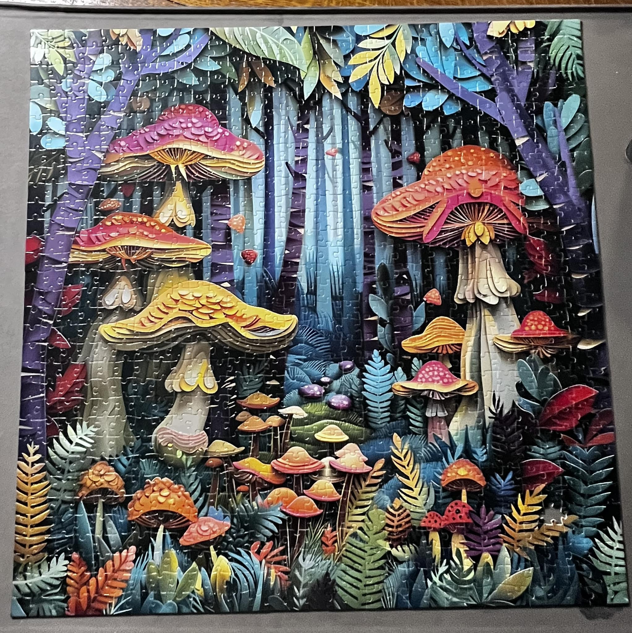 1000 Piece Round Pizza Puzzle For Adults - 26.5" Diameter Challenging Jigsaw, Keepin' You Puzzled