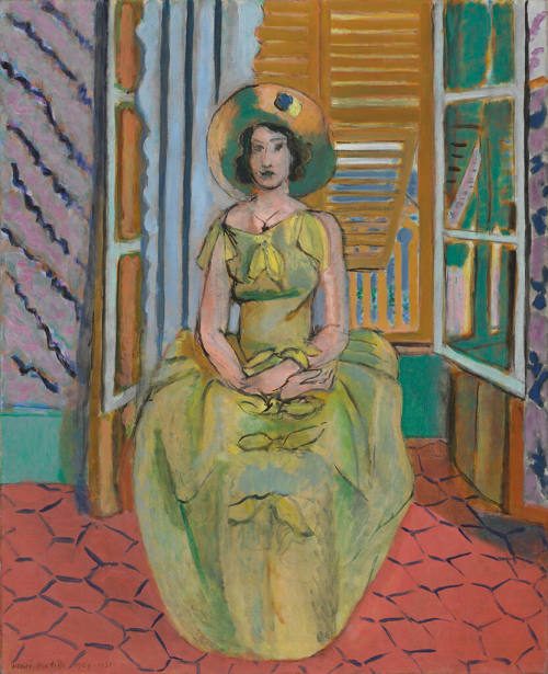 Henri Matisse, Katia in a Yellow Dress 1951