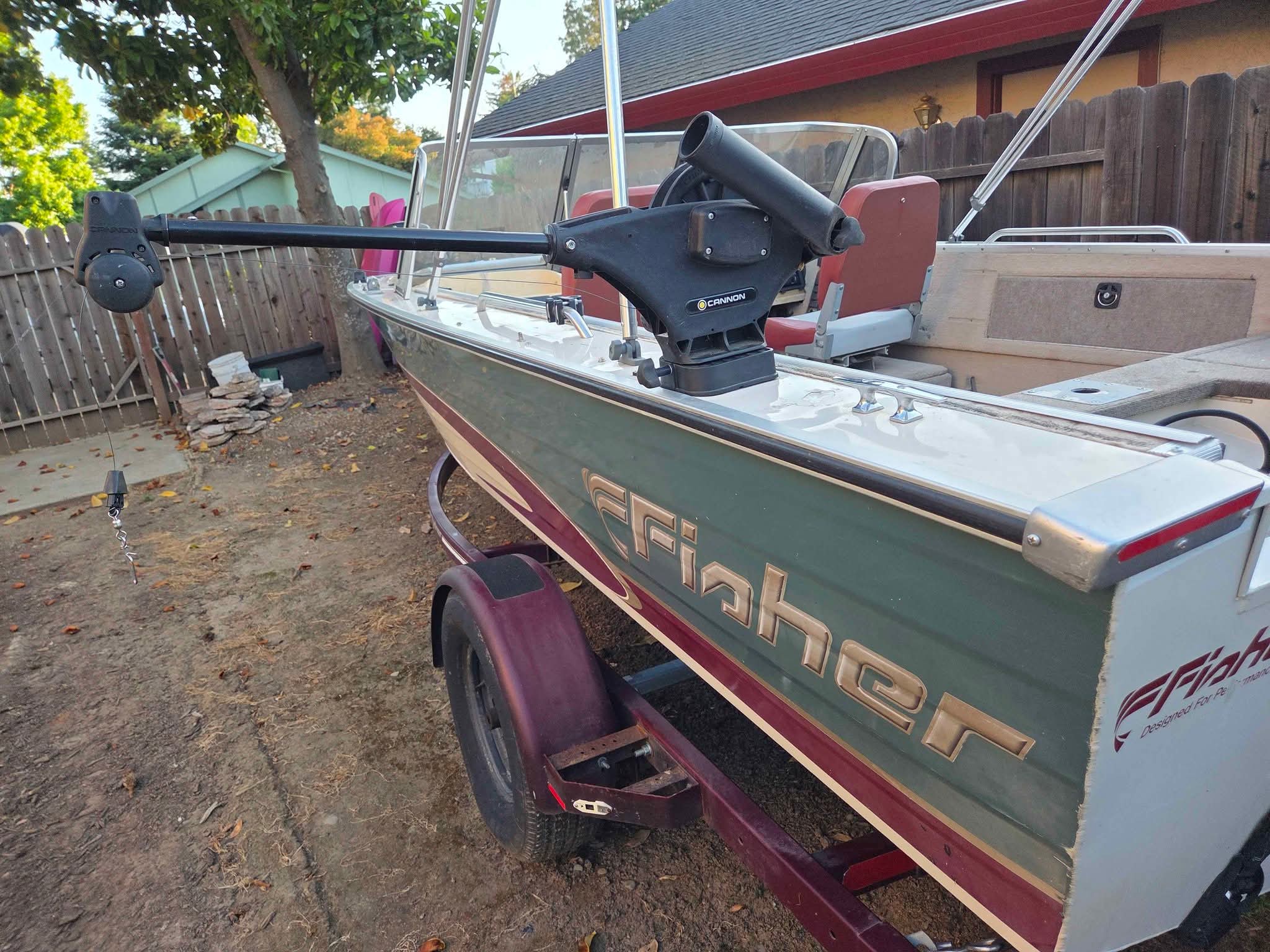 1998 Fisher Hawk 170fs fishing boat - Boats - Rancho Cordova ...