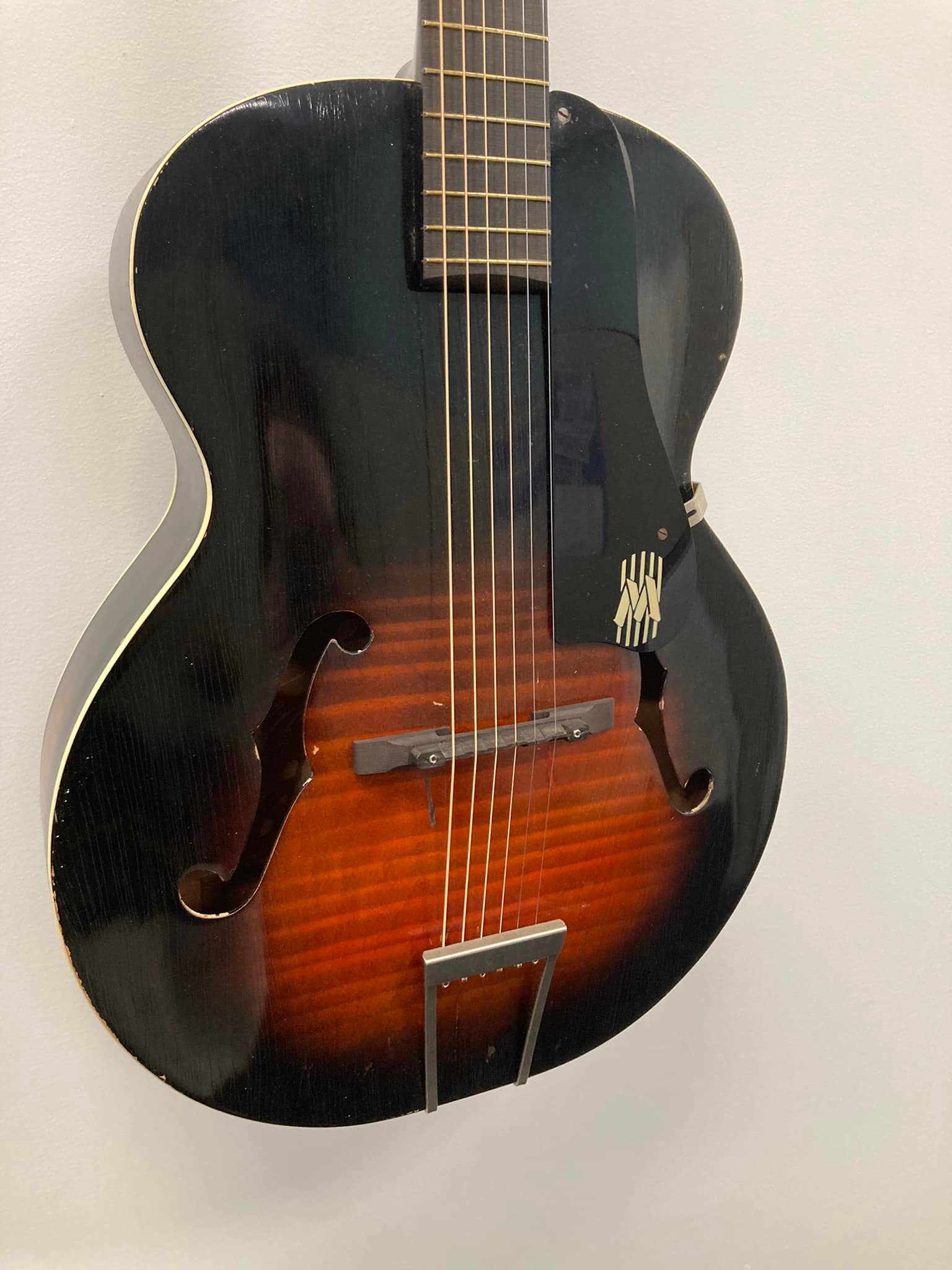 Restored 1937 Harmony Monterey guitar
