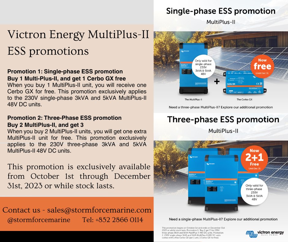 Victron Energy MultiPlus-II ESS... - Storm Force Marine Ltd