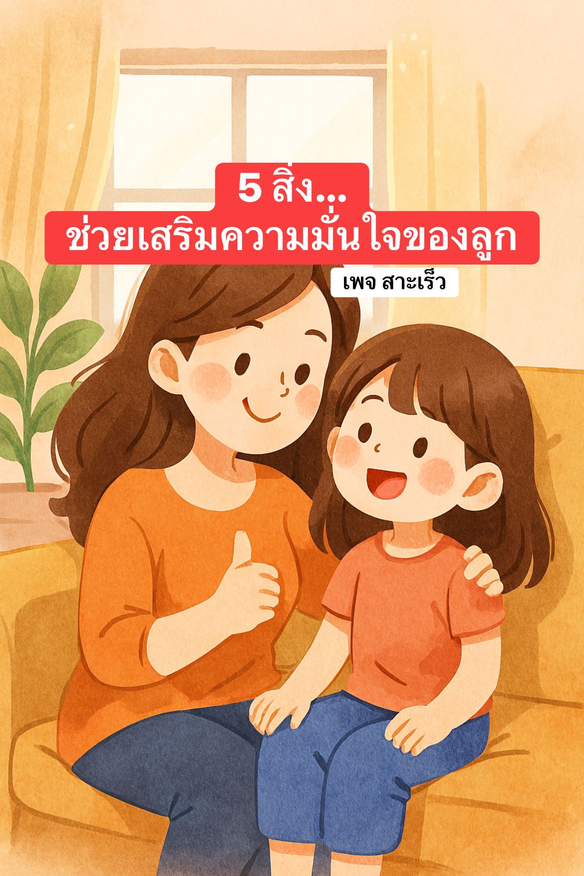 สาระเร็ว - 🌱 5 พฤติกรรมเล็กๆ ที่ทำให้ลูกมั่นใจในตัวเองมากขึ้น เคยไหม ...