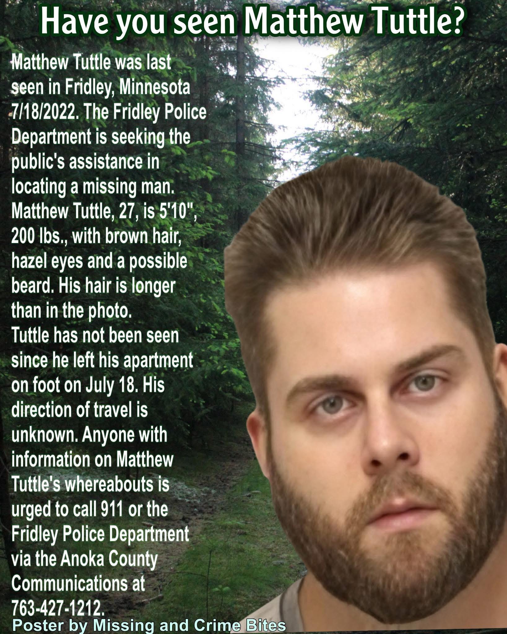 Missings - What happened to Matthew Tuttle? According to Matthew Tuttle ...