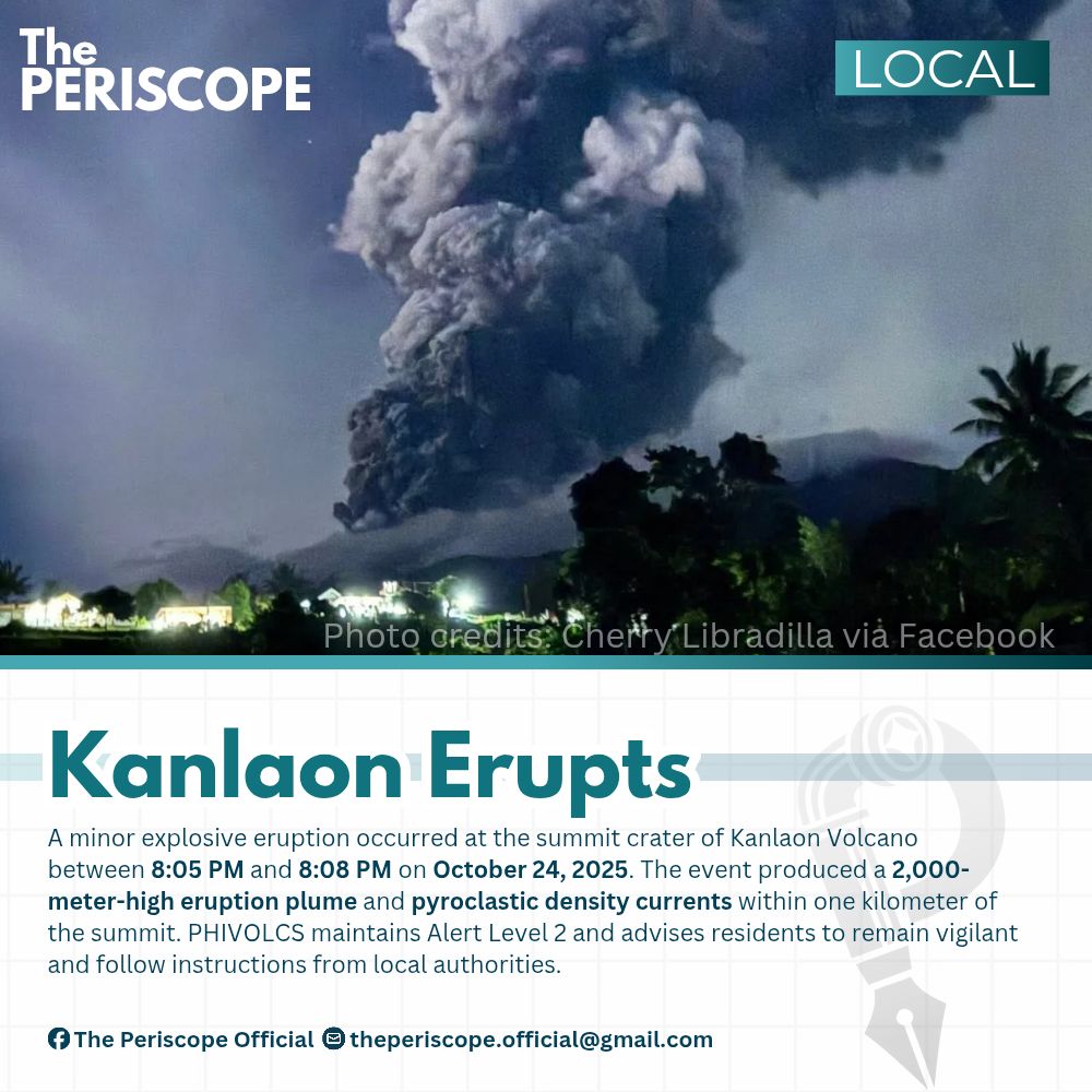 The Periscope - A minor explosive eruption occurred at Kanlaon Volcano ...