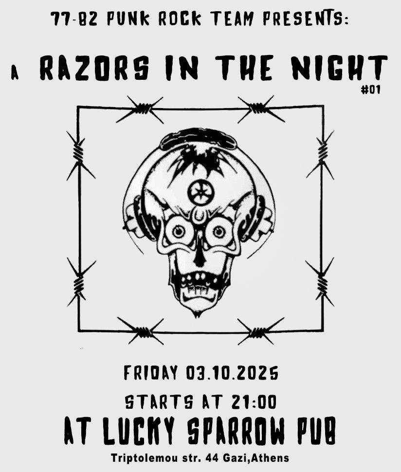 A Razors in the Night - by 77-82 Punk Rock Team
