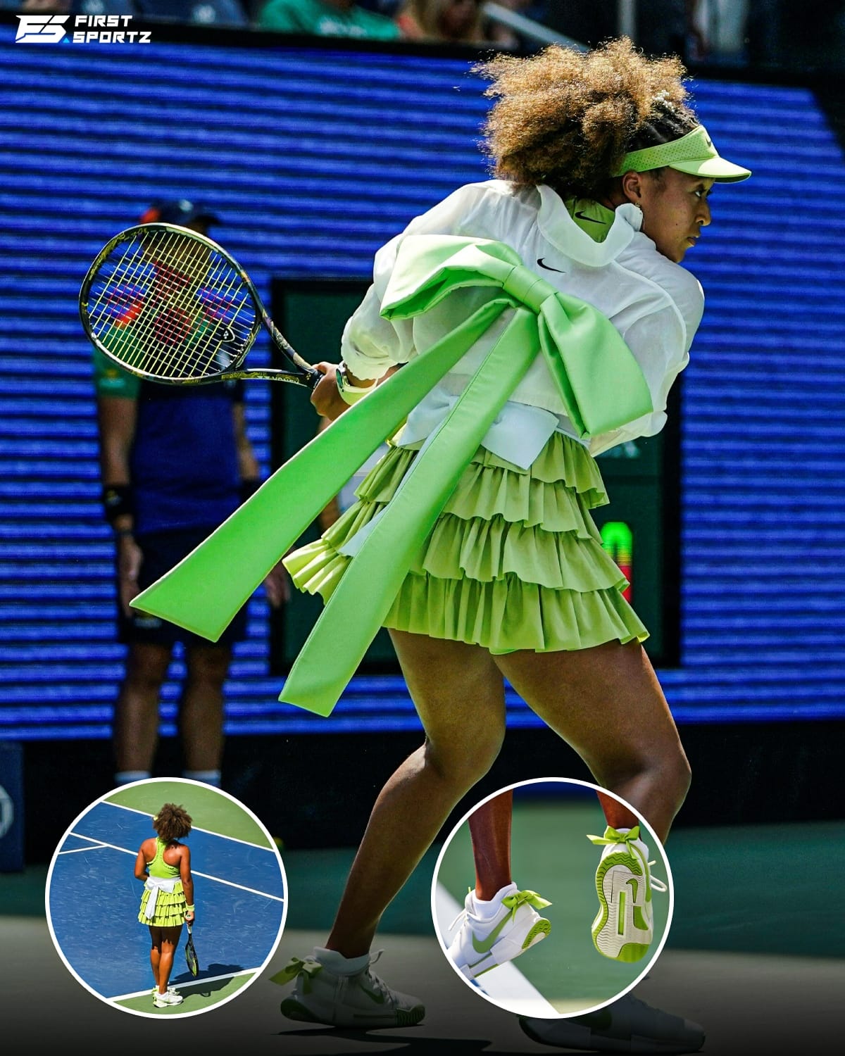 naomi osaka green dress Osaka's 3-D floral Nike tennis is already selling out before she even hits the grass court. Here's where you can still find it High Slit Dresses