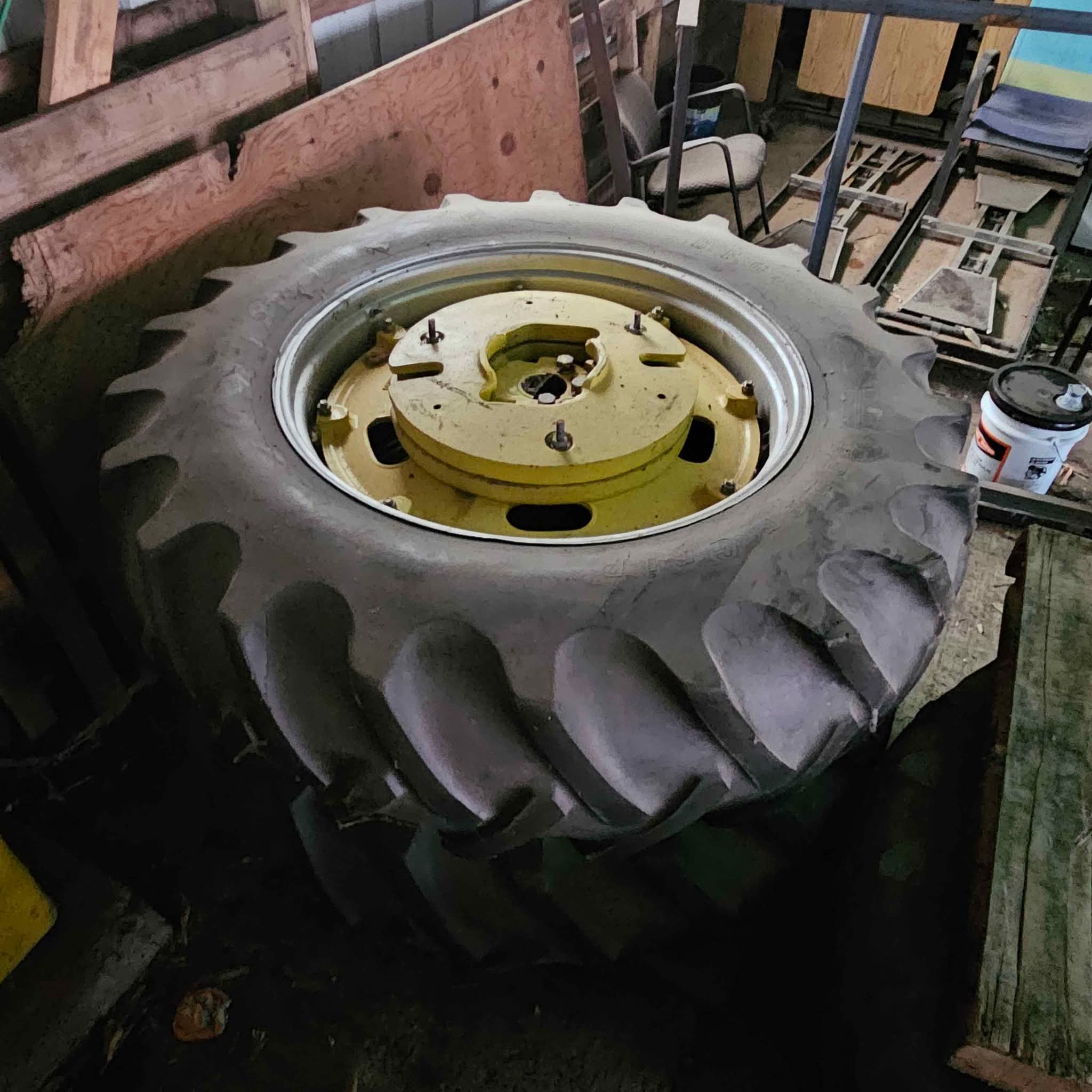 18.4r38 bfg sure grips on double bevel rims - Car Wheels, Tires & Parts ...