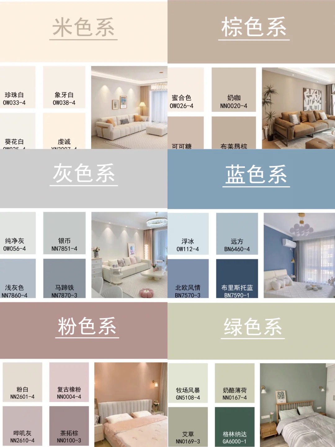 INOUT SPACE - 2024年最炽热的蕞火乳胶漆配色全都在这里🔥！附送全屋配色方案，让您的空间焕发绚丽光彩🌈。... | Facebook