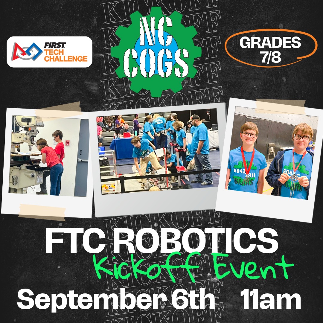 On Kickoff Day, FIRST Robotics... - 1918 NC GEARS and NC COGS | Facebook