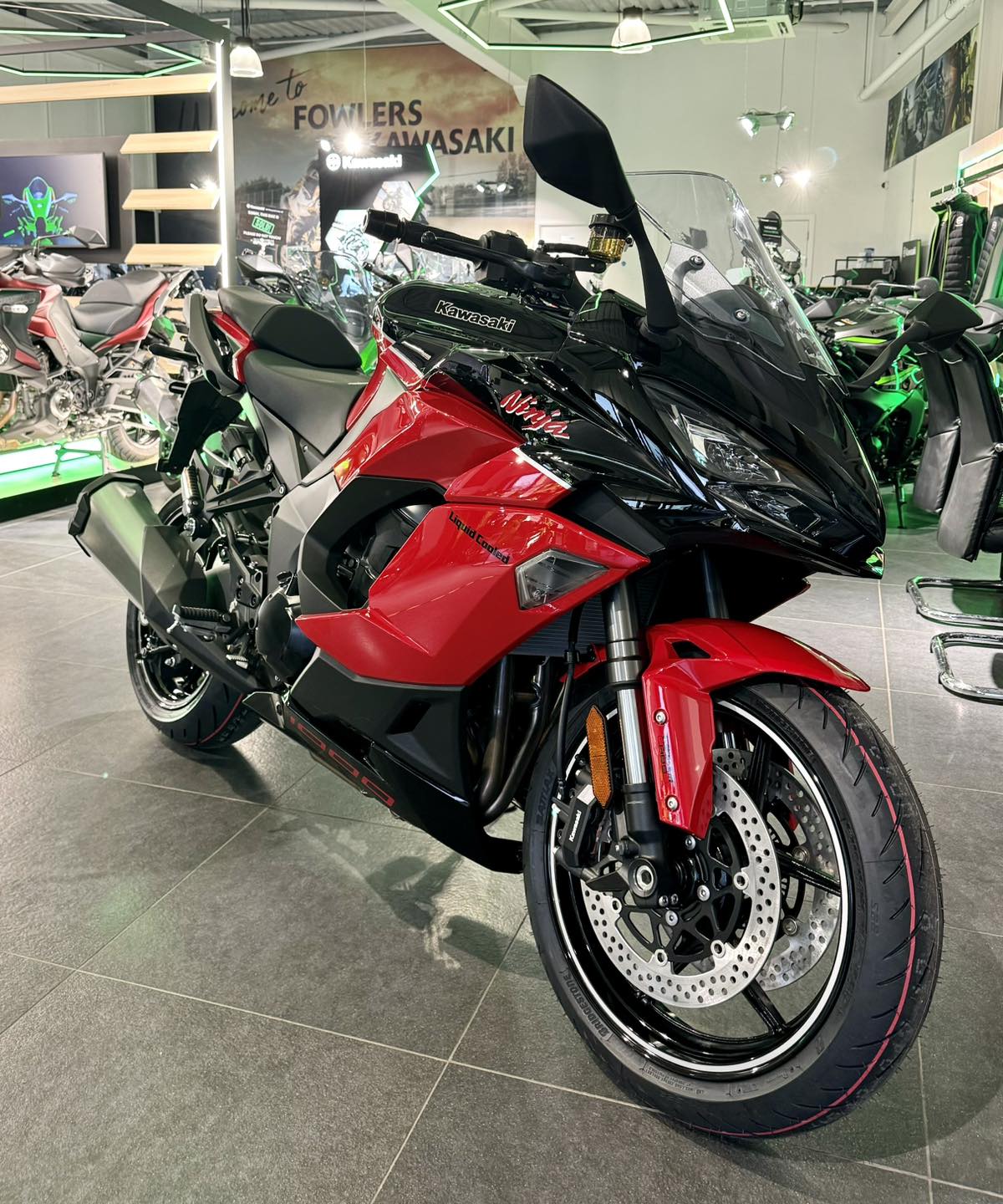 We love the new 40th anniversary colours on the Kawasaki