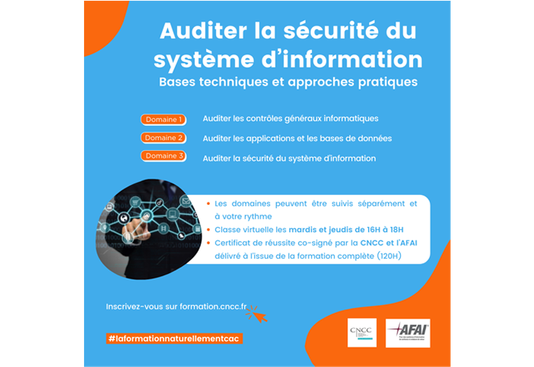 CNCC Formation - CAC : Auditer la sécurité du système d’information ...