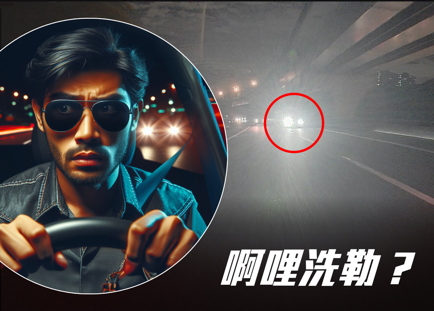 國道公路警察局 - 一定要逼別人開車戴墨鏡嗎 遠光燈近光燈霧燈方向燈 傻傻分不清 莫非駕照是雞腿換 霧燈雨霧用... | Facebook