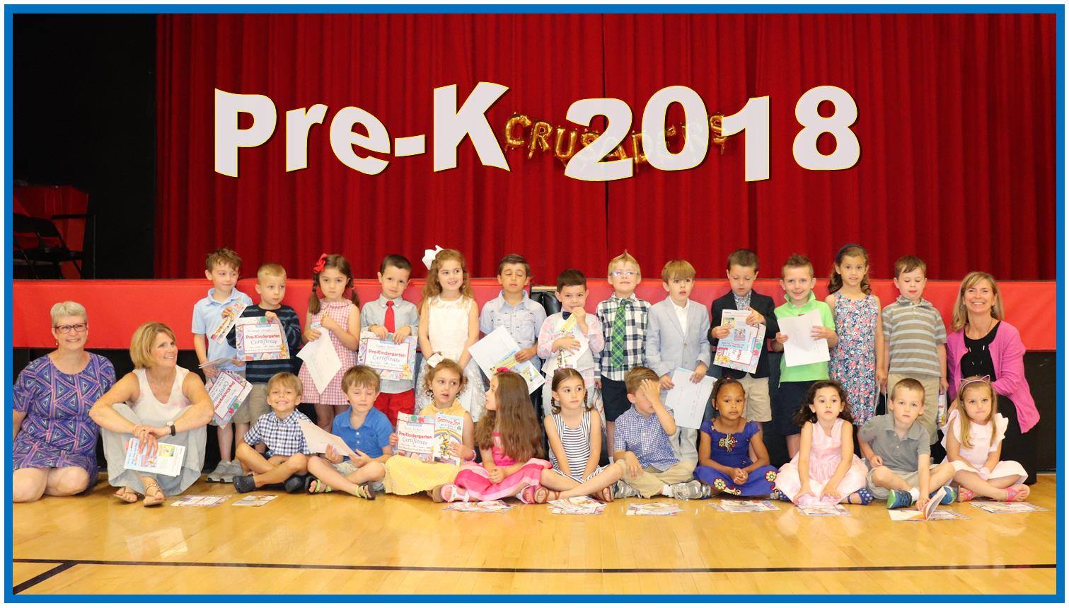 Congratulations to all the Pre-K and... - Holy Cross School