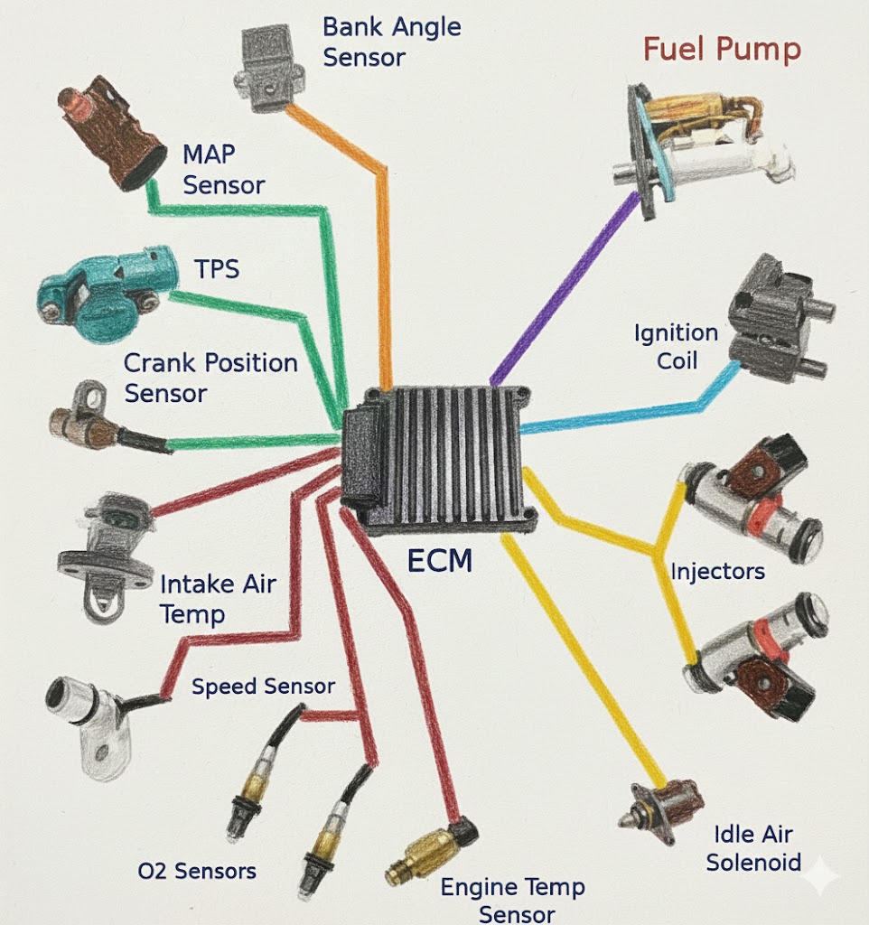 Cars - ChatGPT a dit : 🔌 Engine Control Module (ECM) — Functions ...