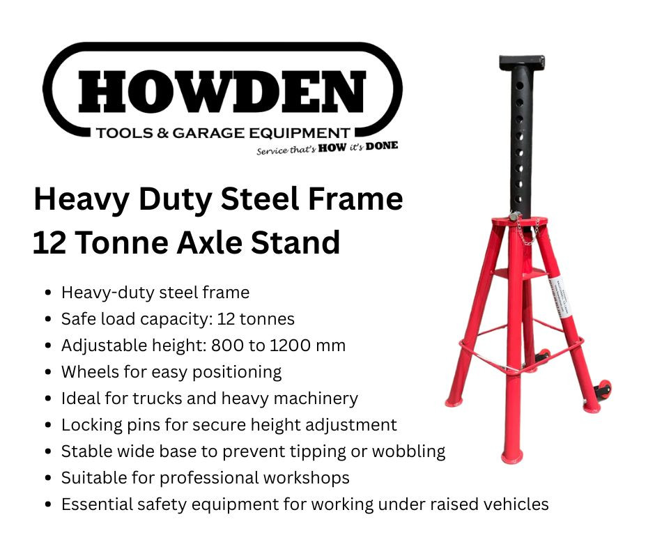 Howden - Lift with confidence using the Heavy Duty Steel Frame 12 Tonne ...