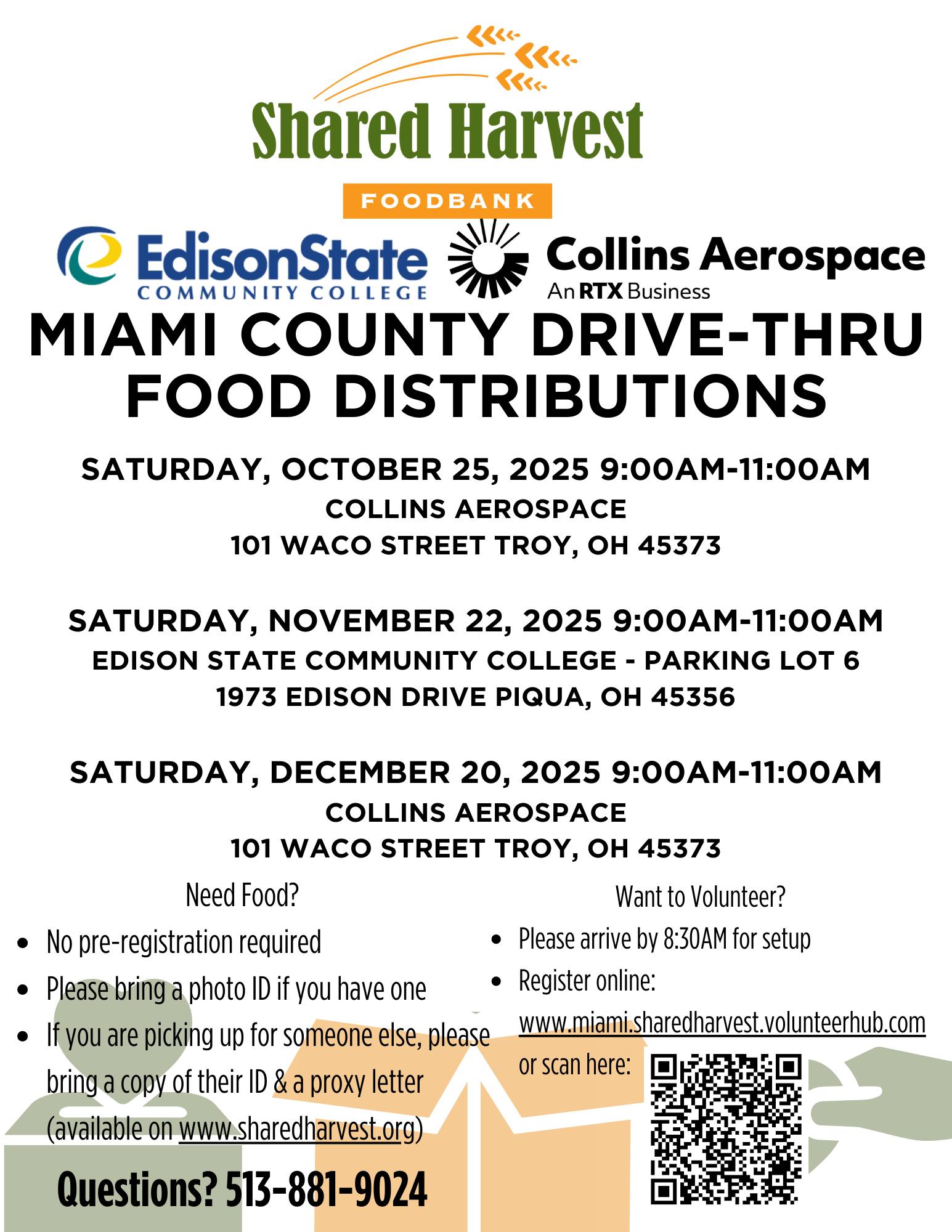 Miami County Drive-Thru Food Distribution - Collins Aerospace