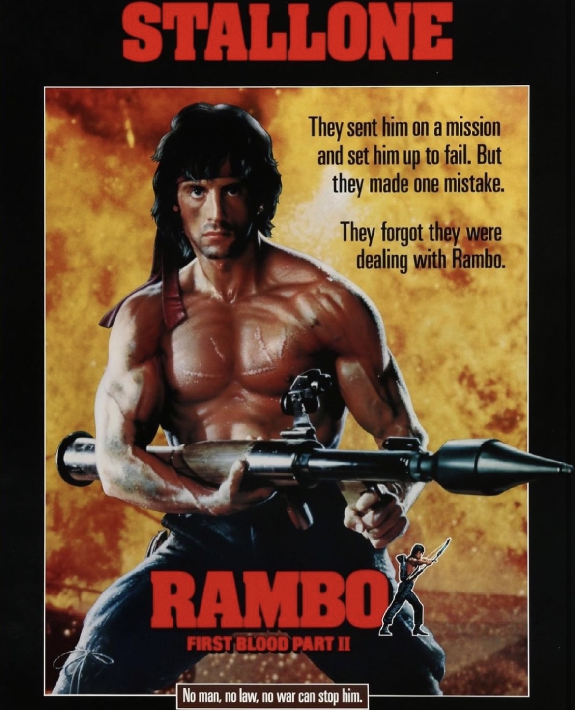 Jack Carr - Rambo: First Blood Part II starring Sylvester... | Facebook