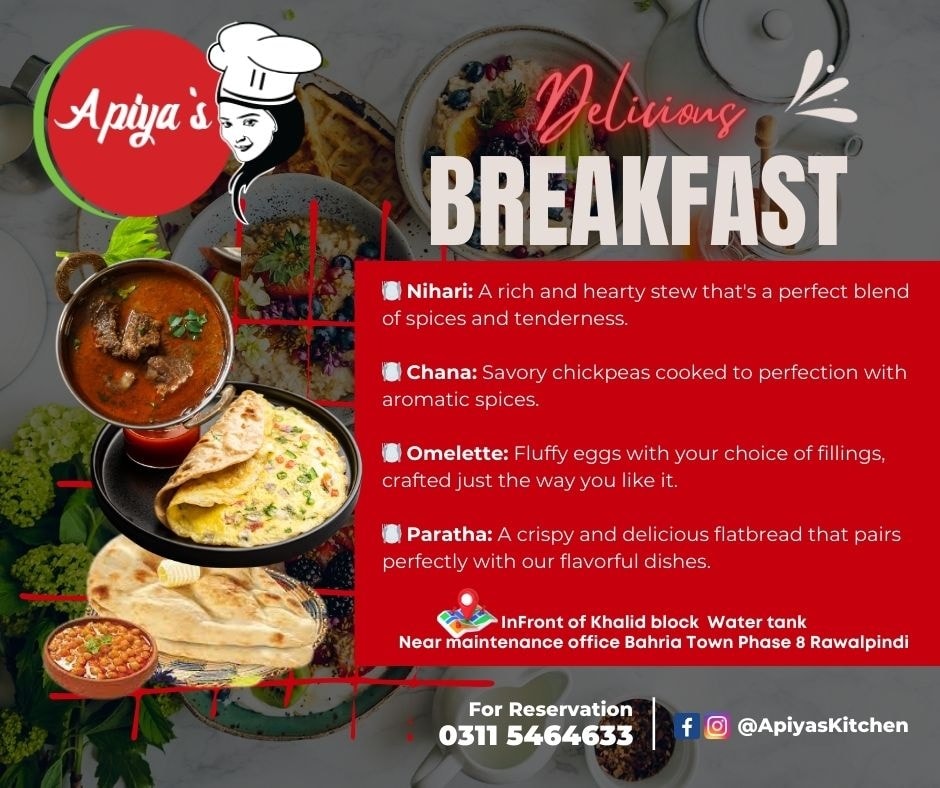 Apiya’s Kitchen | Rawalpindi
