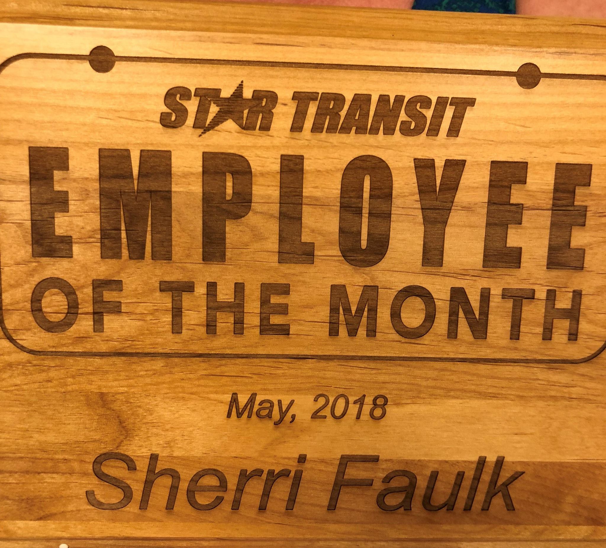 STAR Transit - CONGRATULATIONS to our May Employee of the...