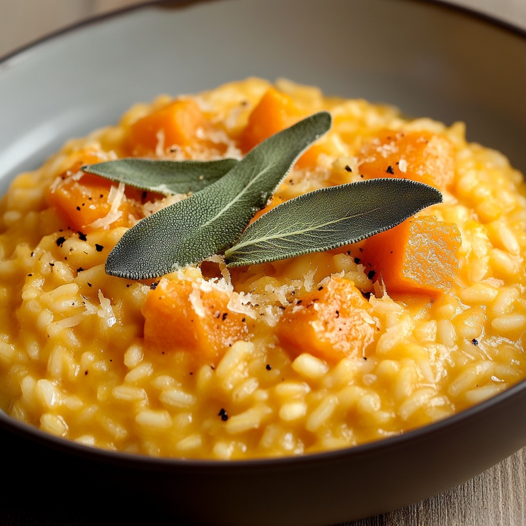 Grande - Risotto Crémeux à la Butternut et Sauge Pour : 4 personnes ...