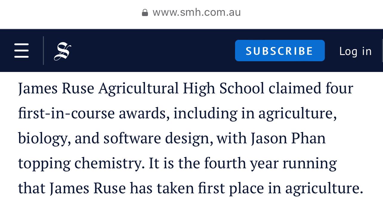 🎉 CONGRATULATIONS to these 4 amazing... - James Ruse Union | Facebook