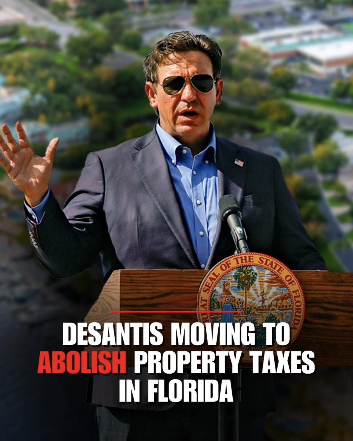 Freedom - All 50 states must abolish property taxes. FLORIDA GOV. RON ...