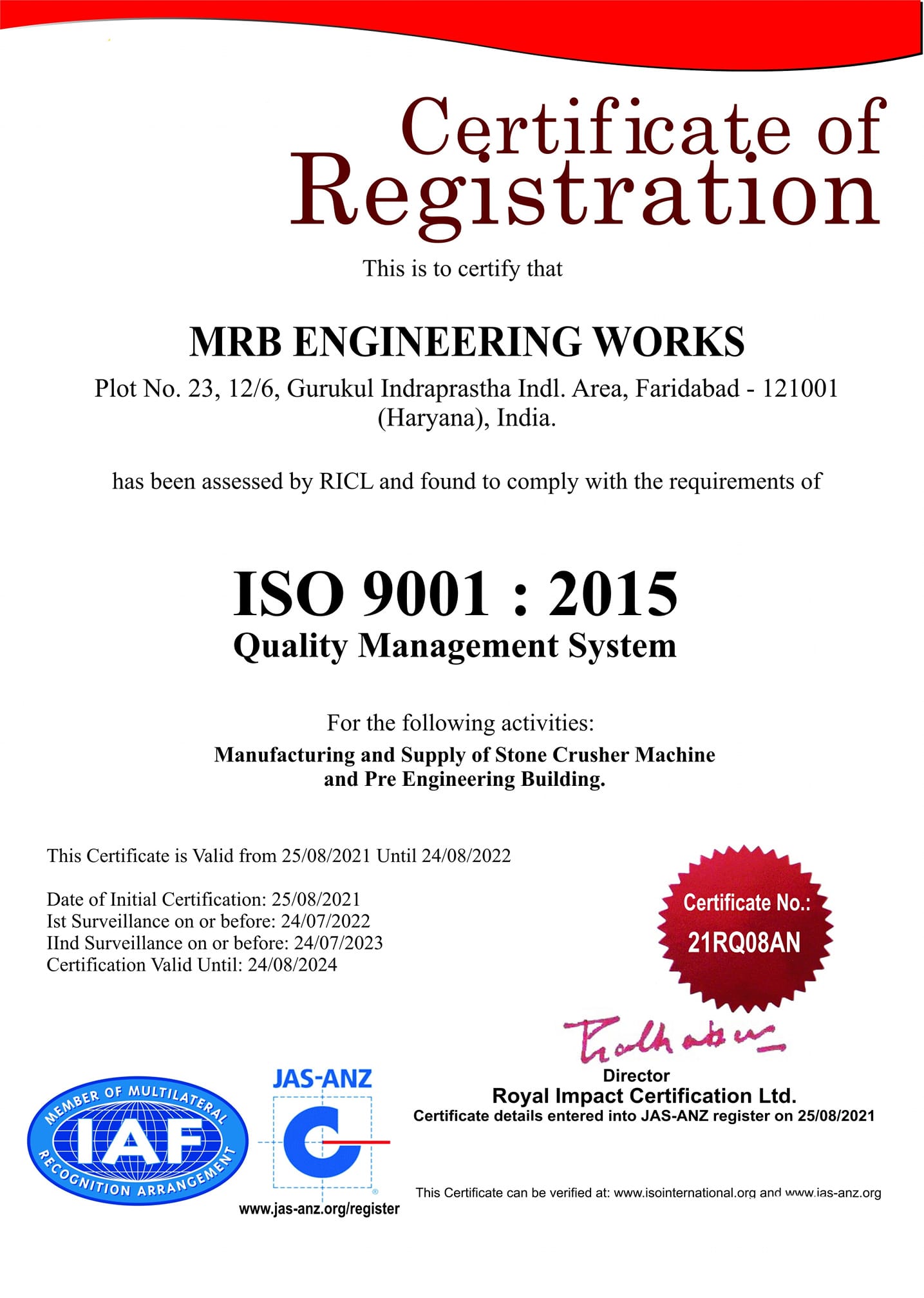 MRB Engineering WORKS | Faridabad