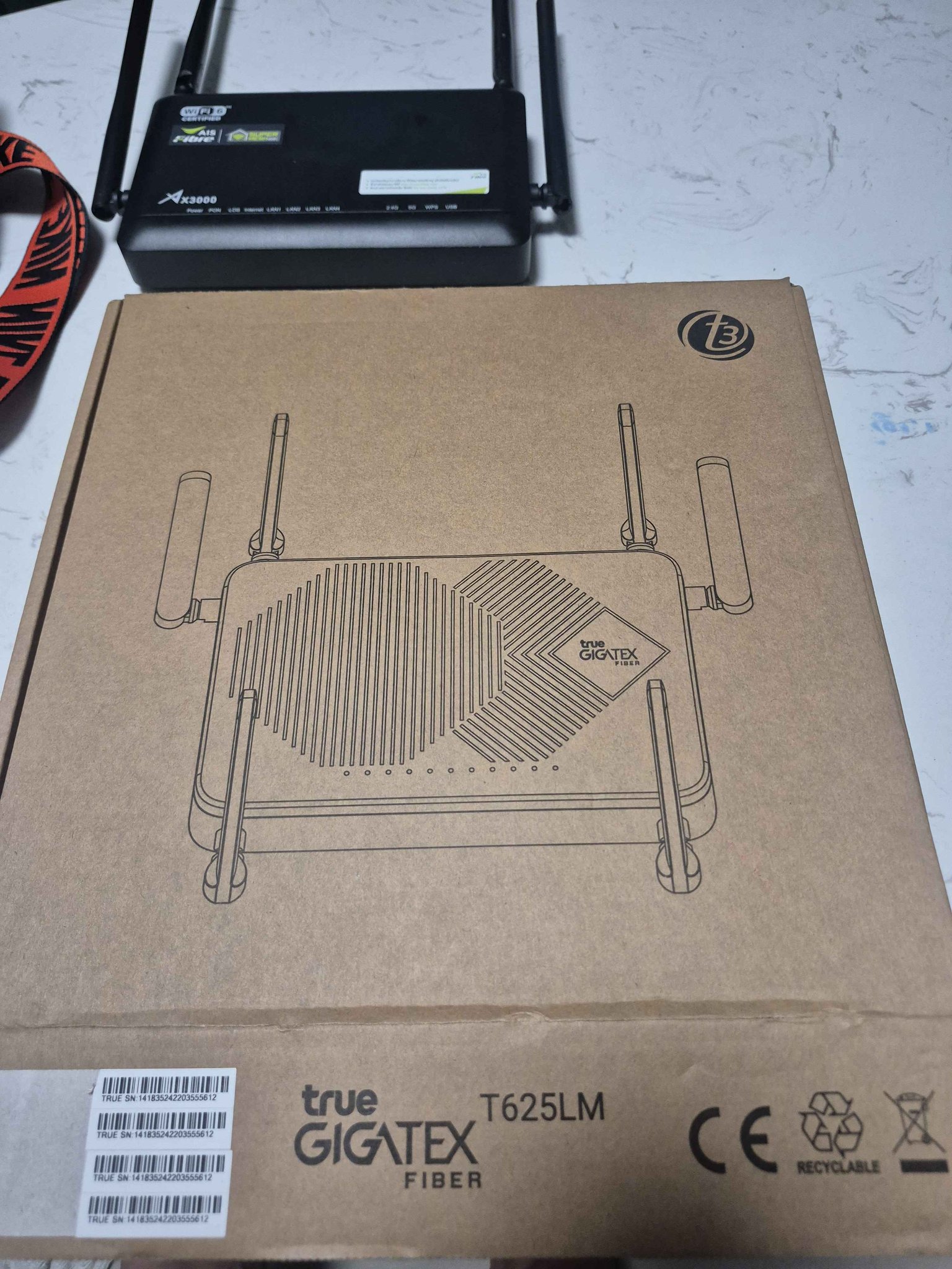 เราเตอร์อินเทอร์เน็ต True Gigatex Fiber Router - Bridges & Routers ...