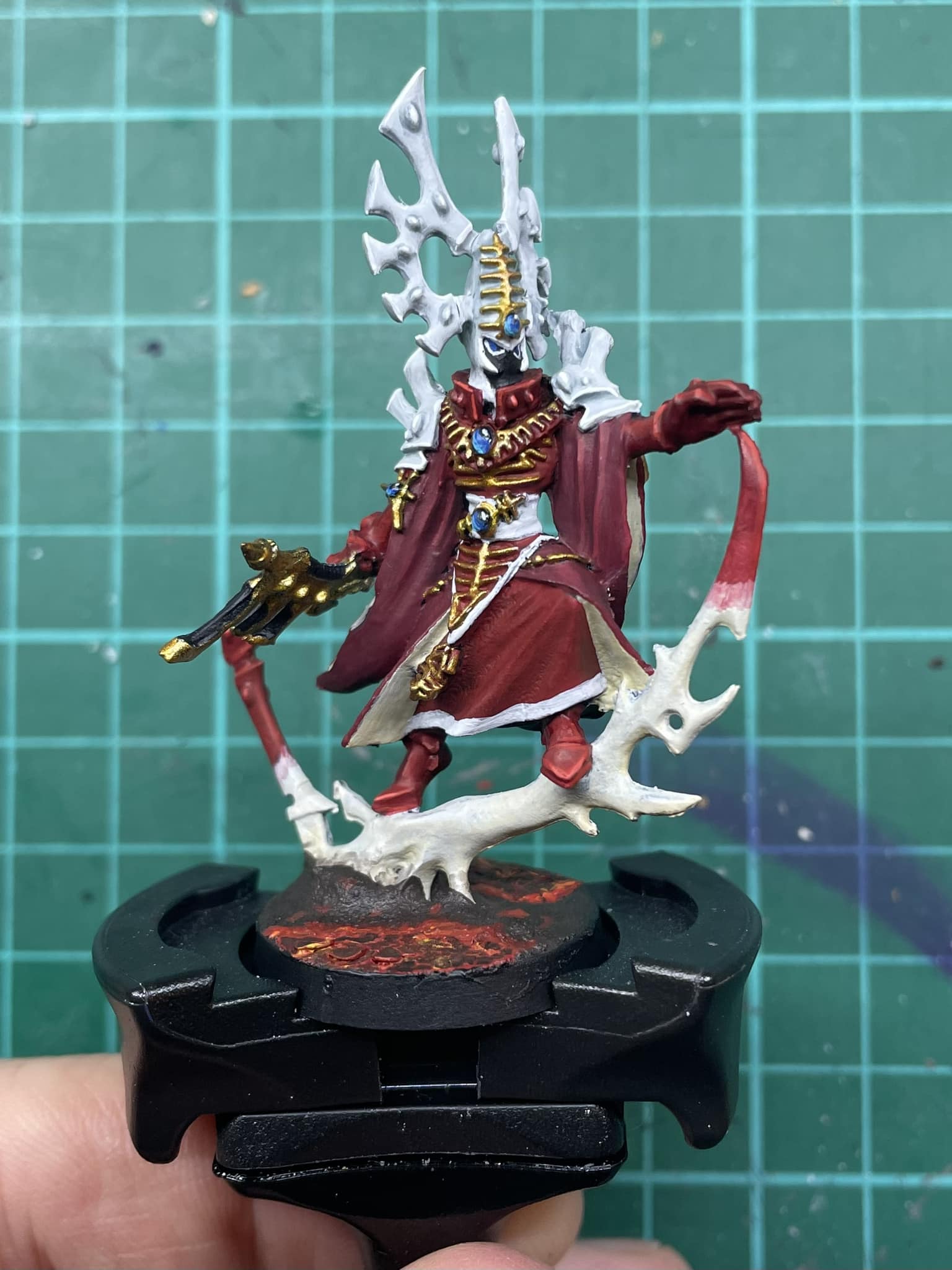 Eldar Bonesinger model with custom Saim-Hann construct